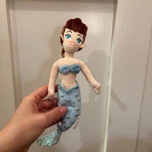 Rare Disney Little Mermaid Aquata Plush 8in